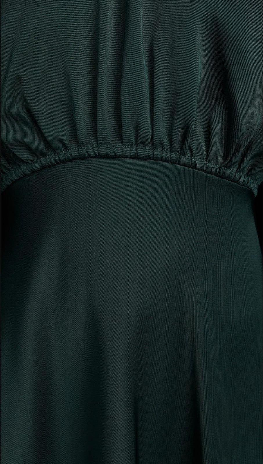 Zimmermann Eden Cascading Mini Dress | Bottle Green, Cape, Fit & Flare, Viscose