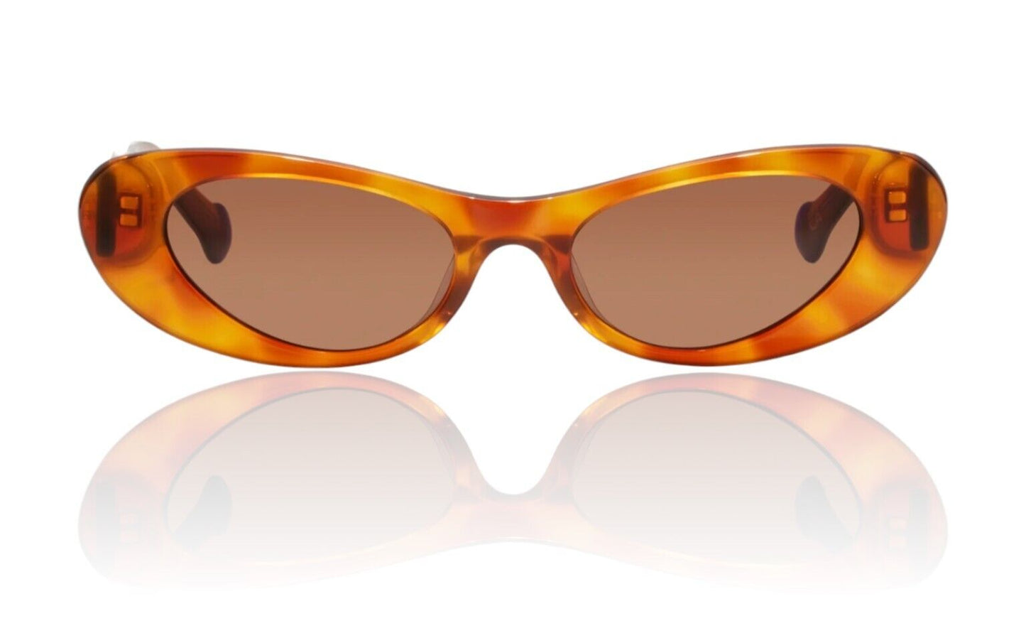 Camilla Champagne & Caviar Sunglasses | Tortoise Shell, Cats Eye, Hand-Made