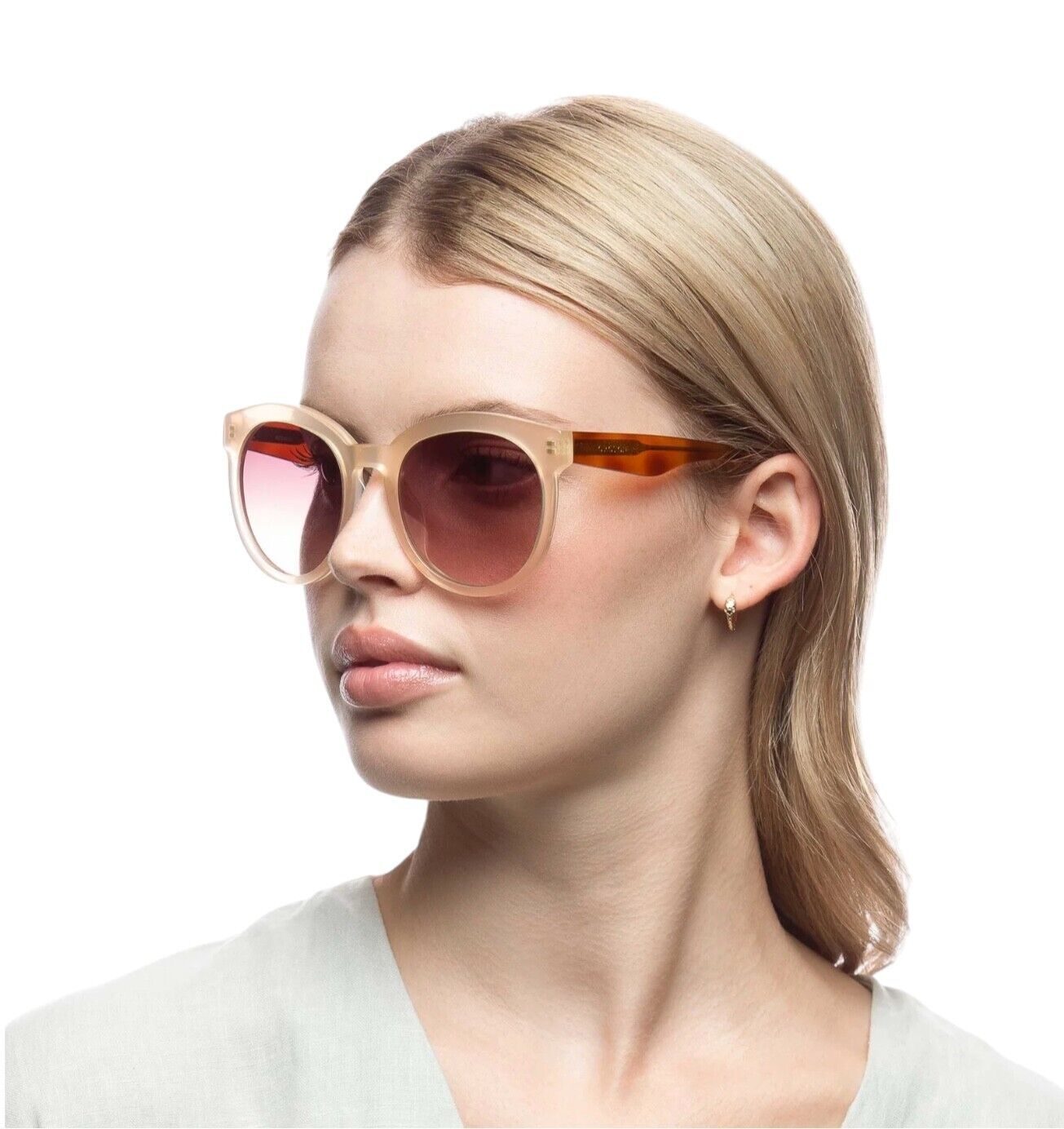 Oroton Addison Sunglasses | Round, Oversize, Vintage Inspo, Hand Made, Tort Arms