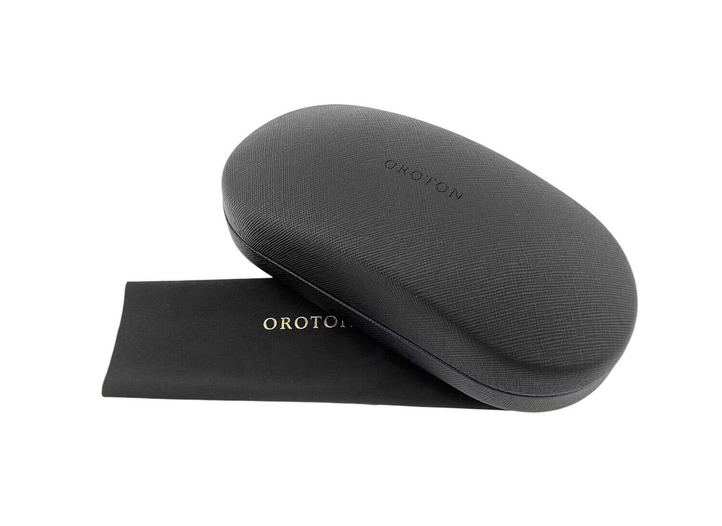 Oroton Ashton Sunglasses | Modern Chunky Cat Eye, Black, Grey Lenses, Handmade