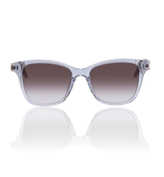 Oroton Darcy Sunglasses | Stone/Clear/Gold, Acetate/Metal, Rectangle, Hand Made
