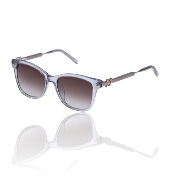 Oroton Darcy Sunglasses | Stone/Clear/Gold, Acetate/Metal, Rectangle, Hand Made