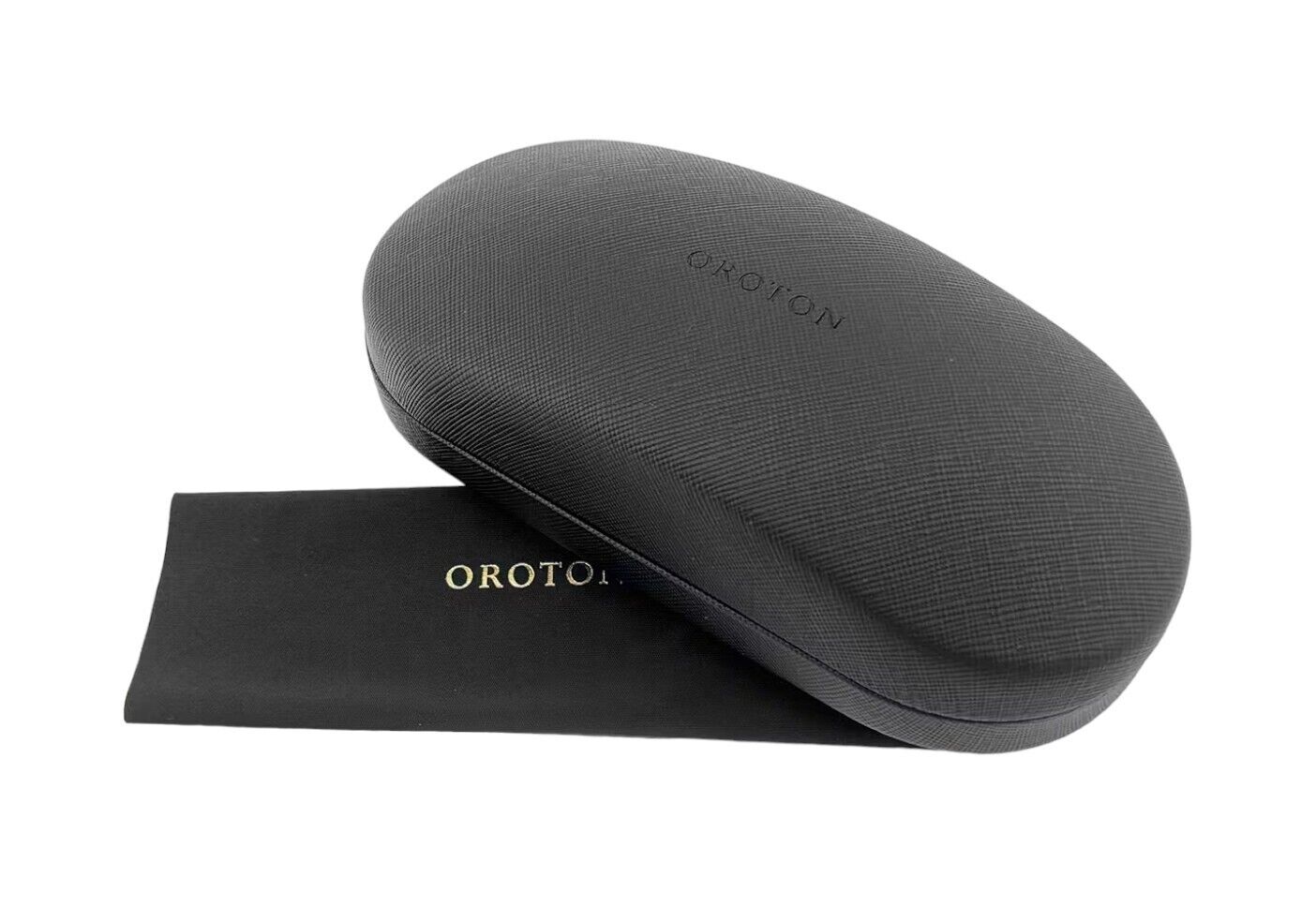 Oroton Lennon Sunglasses | Rectangle, Black, Warm Gradient Lenses, Hand Made