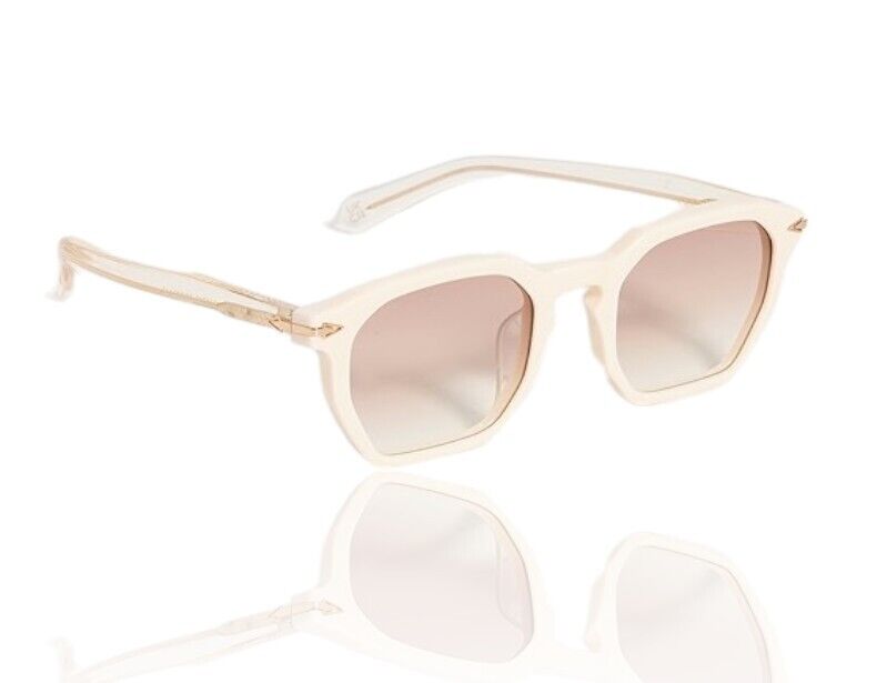 Karen Walker Trillion Sunglasses |Beige Acetate/Brown Graduate Lenses, Geometric
