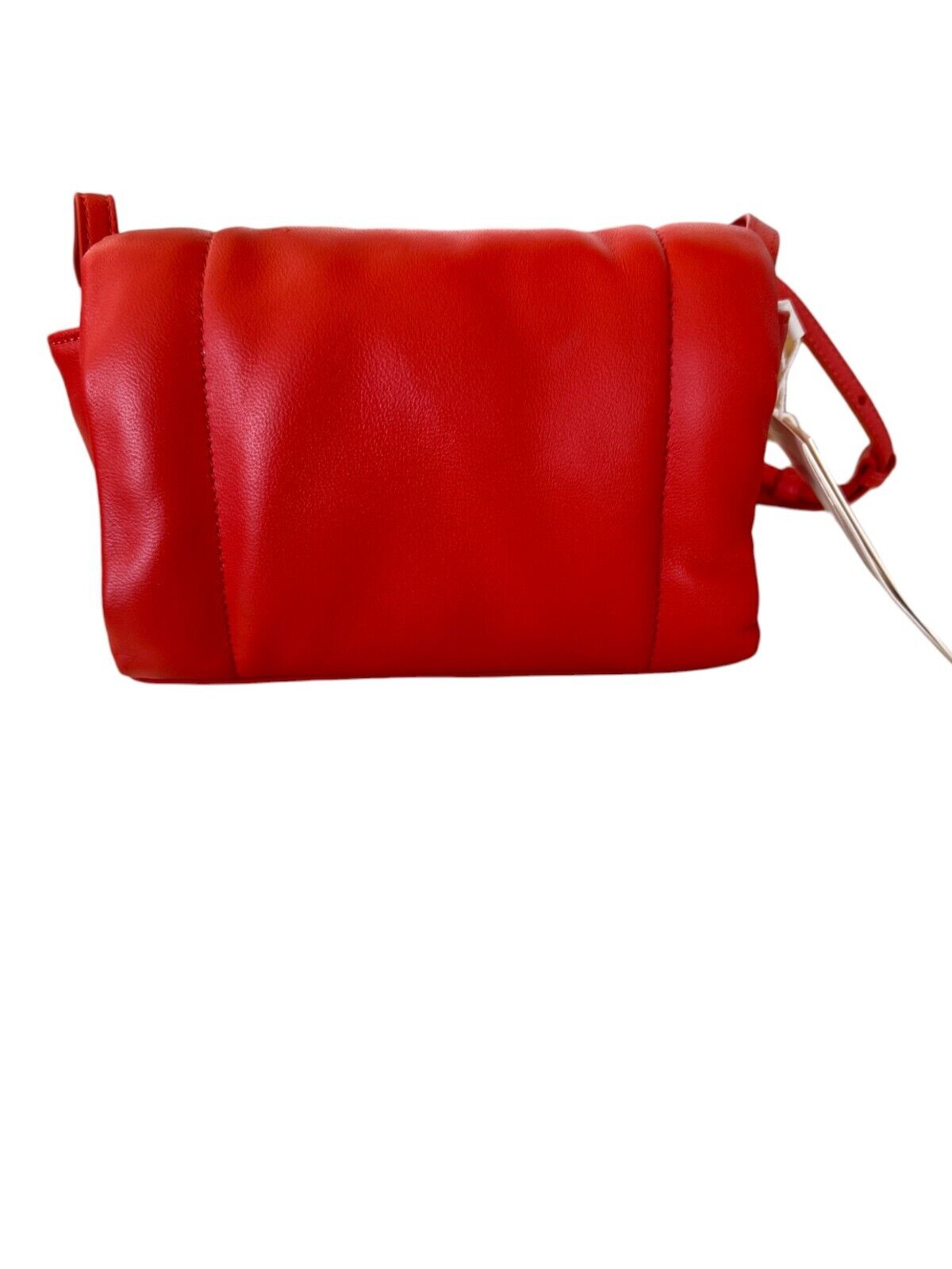 CAMILLA & MARC Paloma Micro Bag | Red Puffer Leather, Crossbody /Top Handle