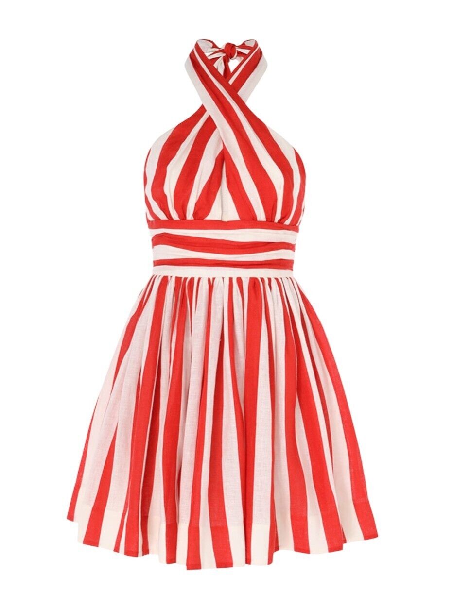 Zimmermann Alight Halter Mini Dress | Red/Stripe | Size 2 | Shopbop Zimmermann Alight Halter Mini Dress | Red/Stripe | Size 2 | Shopbop