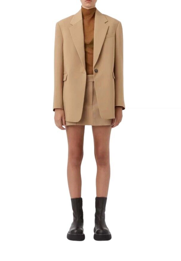 CAMILLA AND MARC Jade Lurex Knit Top |Bronze, Slip, Sheer, Long Sleeves, Blouse