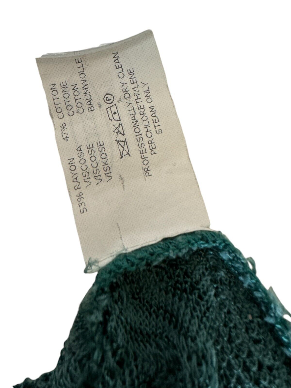 Missoni Mini Dress | Teal/Mint Green, Knitted, Backless, Low Cowl Back, 40IT/8AU