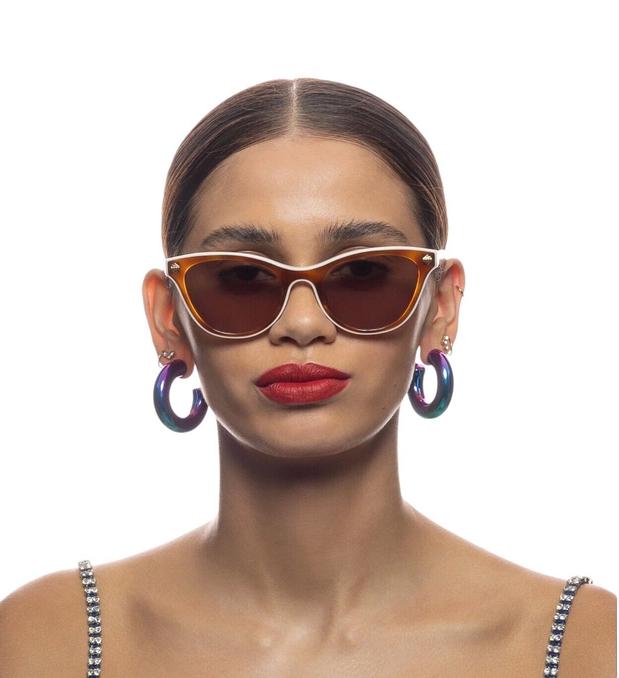 Camilla Festival Frolic Sunglasses | Tortoise Shell Acetate, CatsEye, Hand-Made