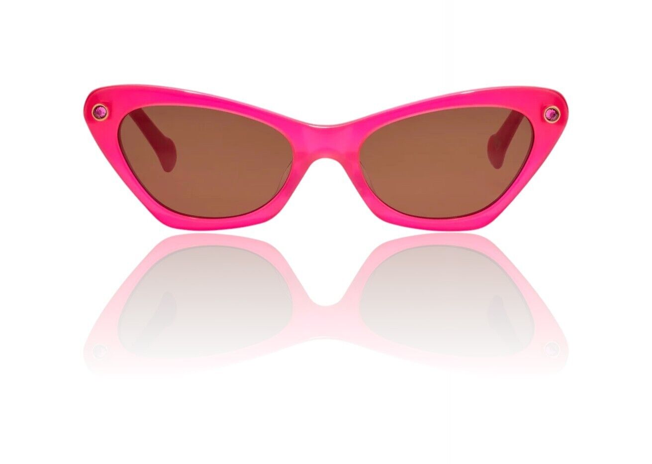 Camilla Autobahn Baby Sunglasses | Pink, Stone Accent,Small, Plant-based Acetate