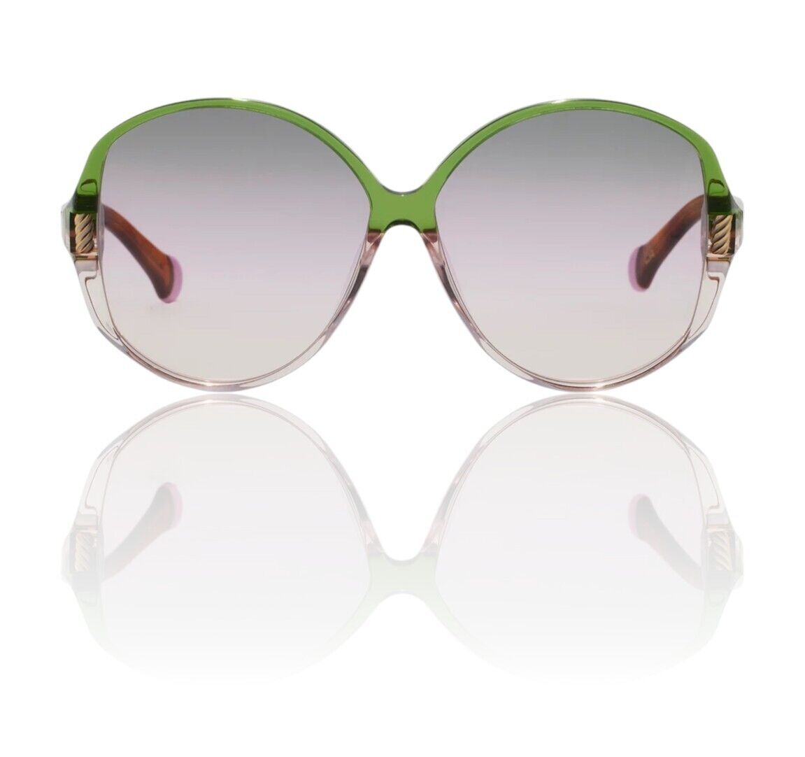 Camilla Afternoons in Amalfi Sunglasses | Fern Gren/Rose/Tan, Round, Oversized