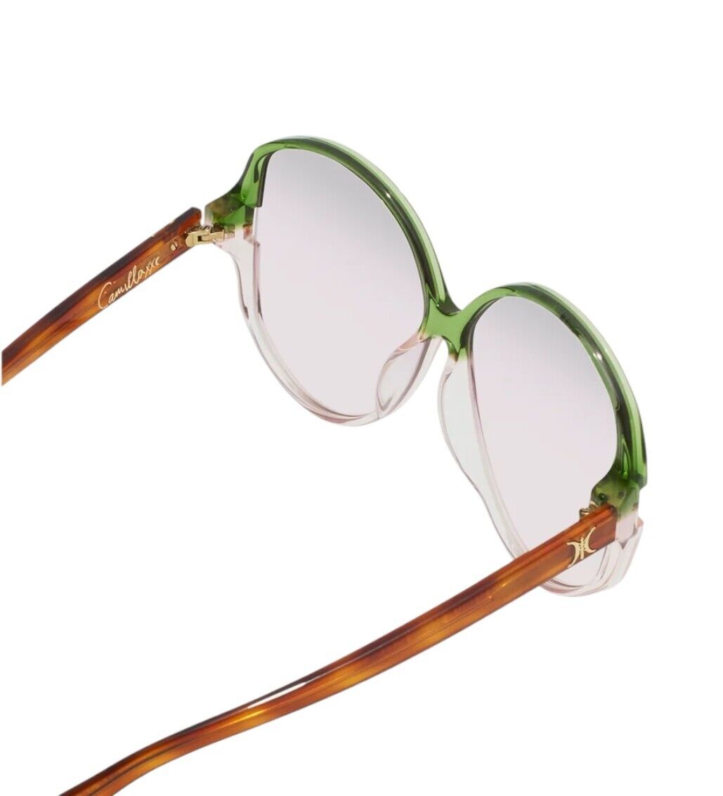 Camilla Afternoons in Amalfi Sunglasses | Fern Gren/Rose/Tan, Round, Oversized