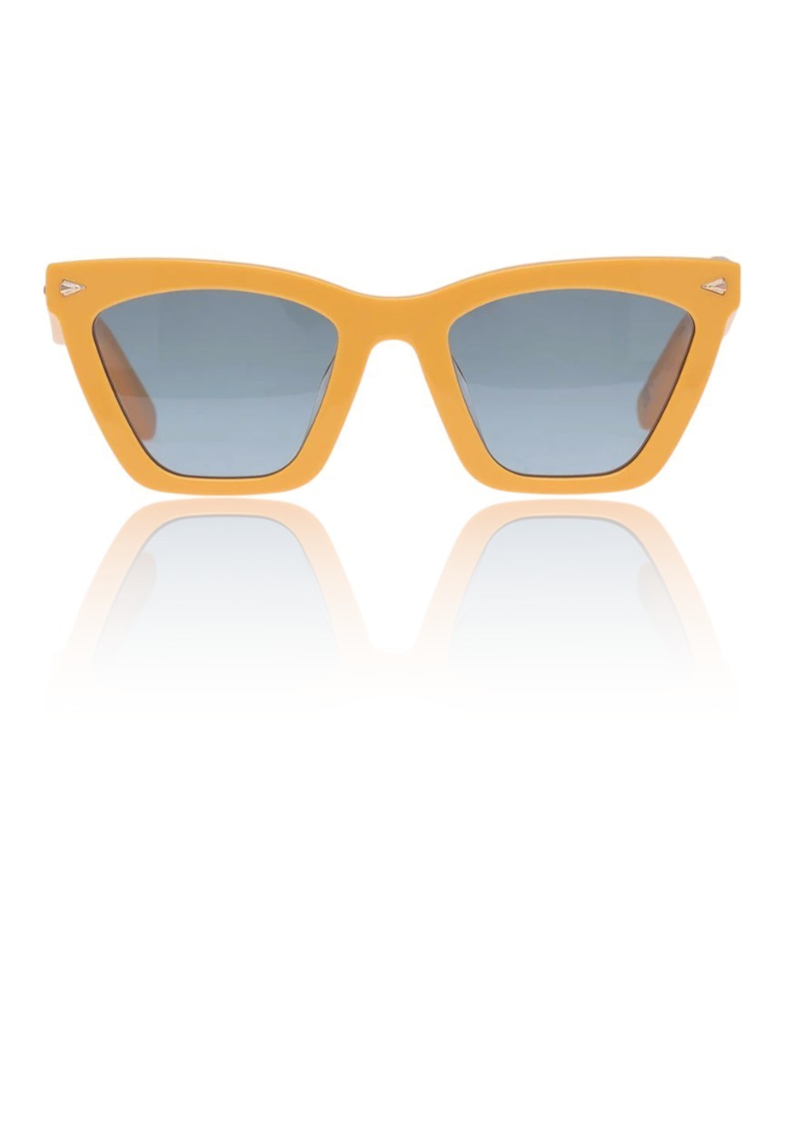 Karen Walker Spellbound Sunglasses | Marigold/Yellow, Cats Eye, Acetate