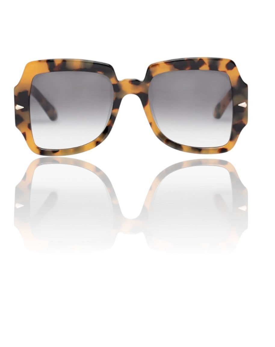 Karen Walker Ultra Vulture Sunglasses | Tortoise Shell, Oversized, Eco-Friendly