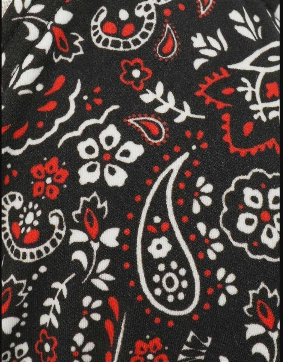 Zimmermann Separates Scoop One Piece | Black Paisley, Backless, Red/White Print