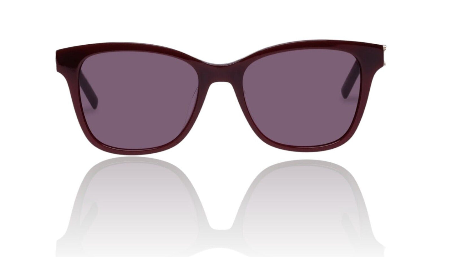 Oroton Darcy Sunglasses | Amber/Burgundy/Gold, Acetate/Metal, Cat Eye, Hand Made