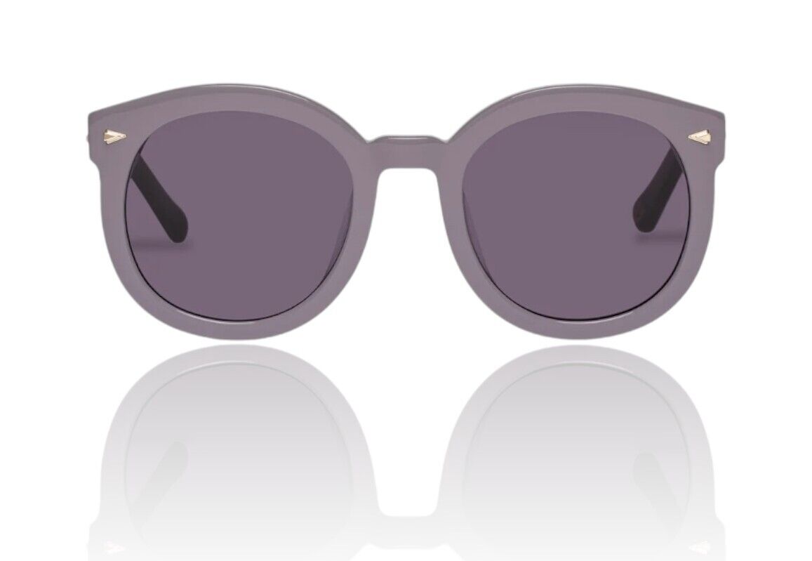 Karen Walker Super Duper Strength Sunglasses | Lilac Plum, Round, Oversized