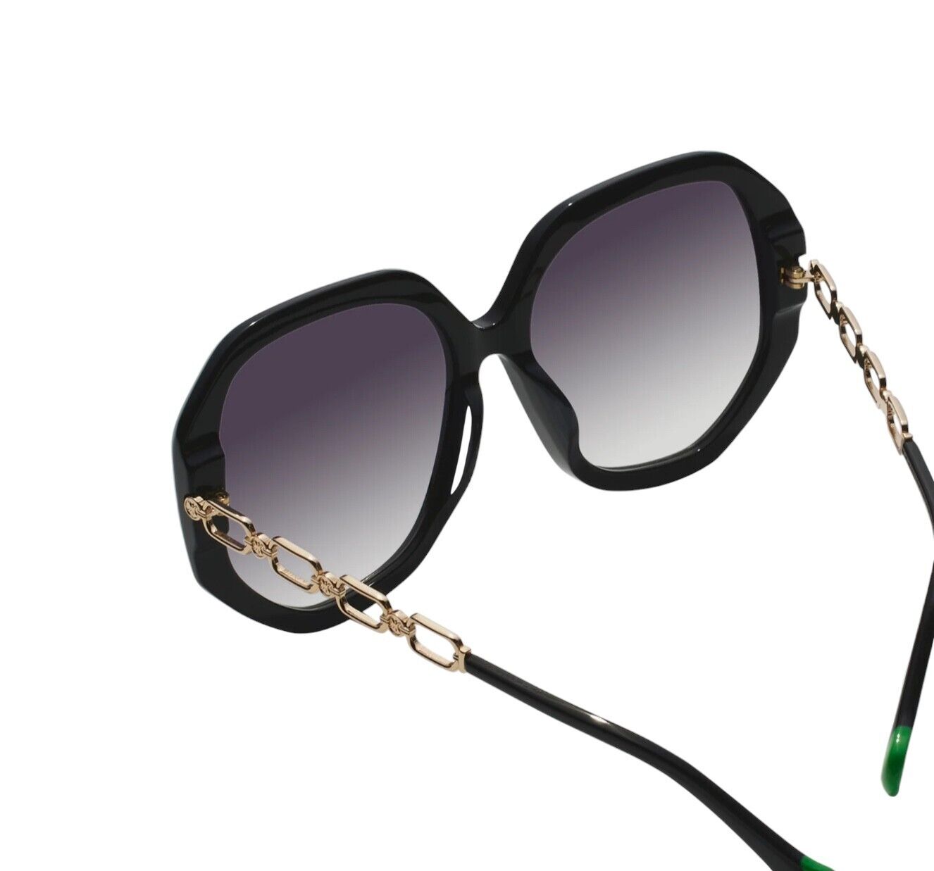 Camilla The Matriarch Sunglasses | Black / Gold, Acetate/Metal, Oversized, Round