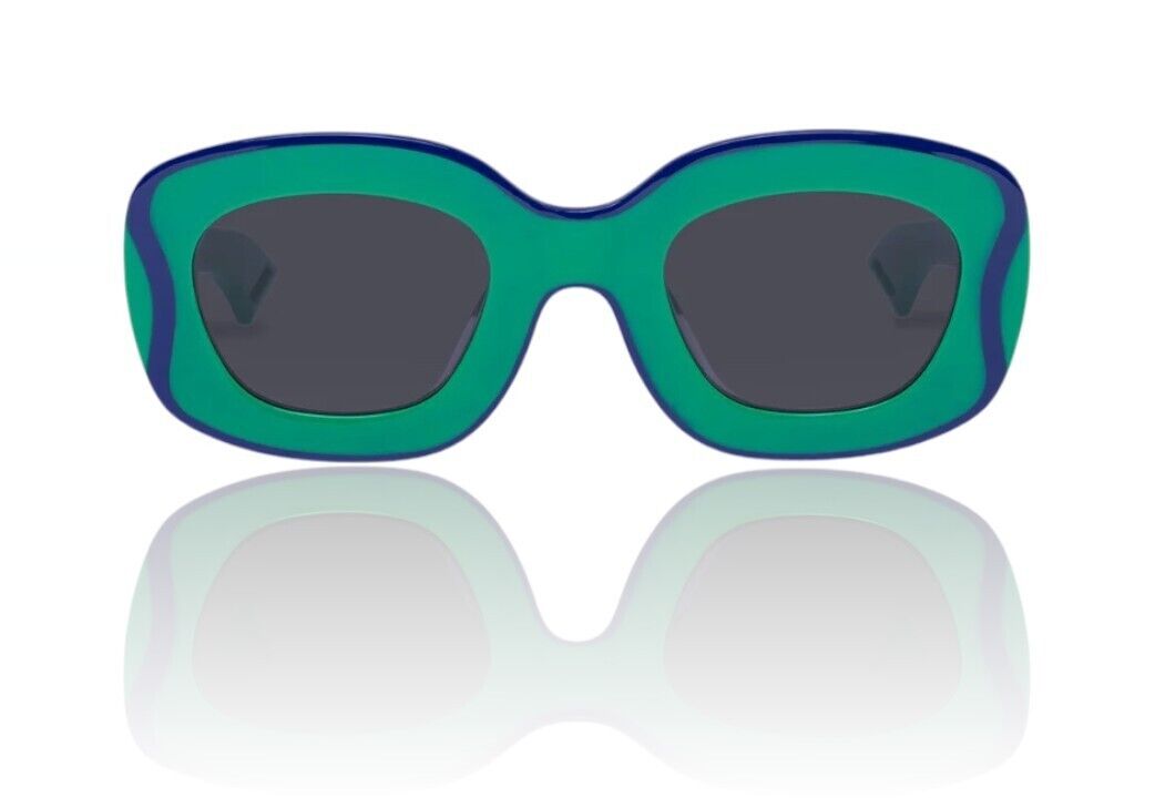 Karen Walker Field Trip Sunglases | Green/Grasshopper, Alt Fit, Retro, Cat Eye