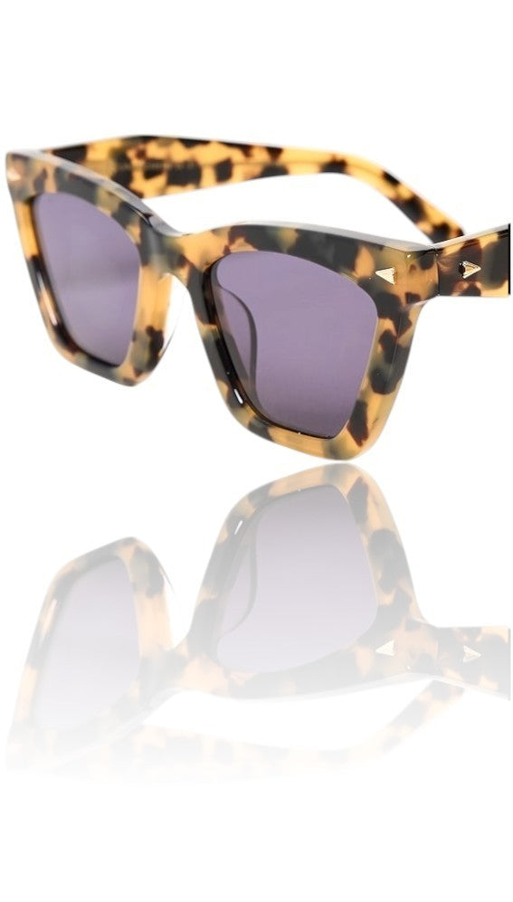 Karen Walker Spellbound Sunglasses | Crazy Tortoise Shell, Cats Eye, Acetate