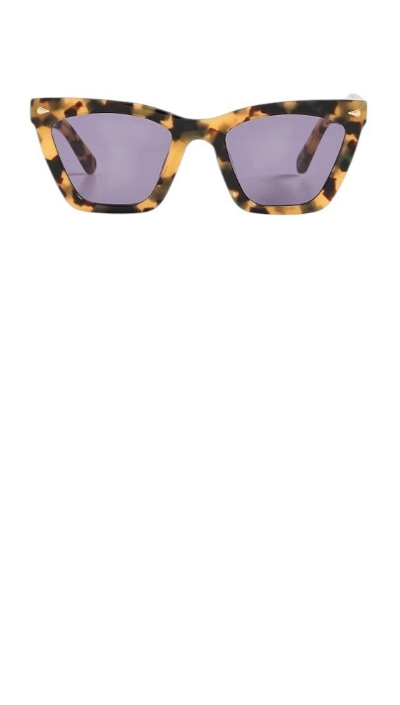 Karen Walker Spellbound Sunglasses | Crazy Tortoise Shell, Cats Eye, Acetate