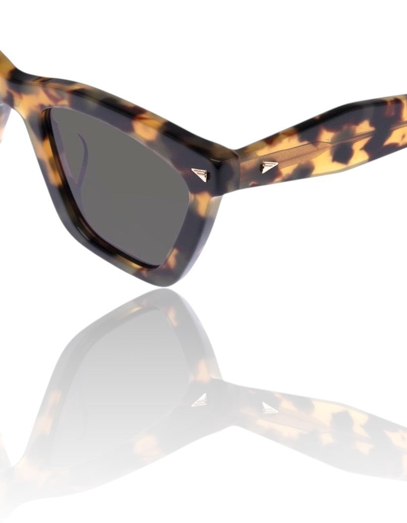 Karen Walker Spellbound Sunglasses | Crazy Tortoise Shell, Cats Eye, Acetate