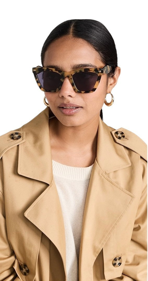 Karen Walker Spellbound Sunglasses | Crazy Tortoise Shell, Cats Eye, Acetate