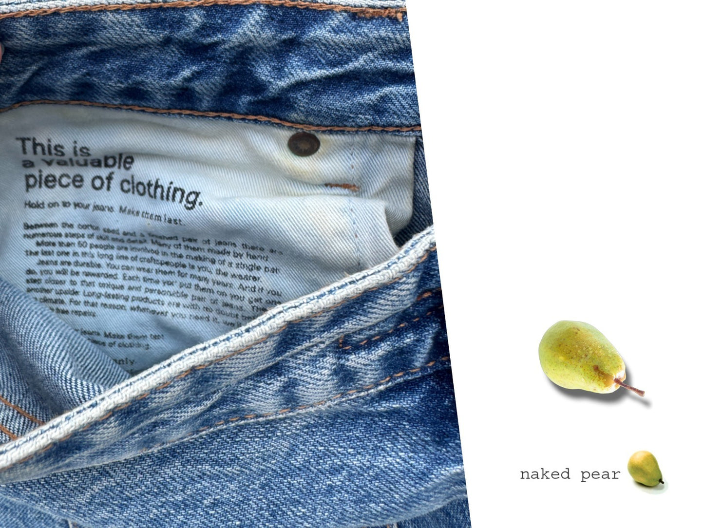 Nudie Clean Eileen Jeans | Sz 28/28, High Waisted, Wide Leg, Organic Denim