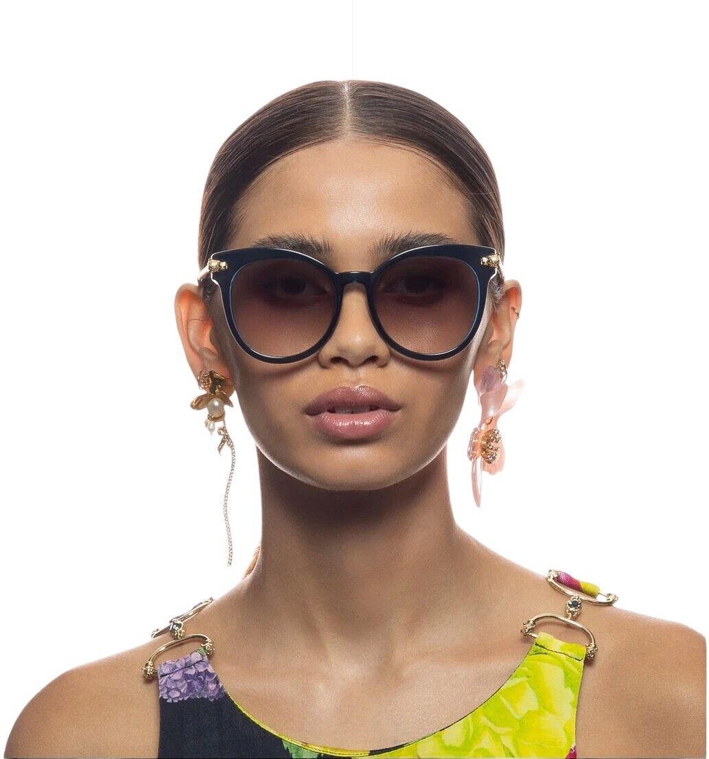 Camilla The Extras Sunglasses |Ink/Blue/Tortoise Shell, Oversized, Cat Eye/Round