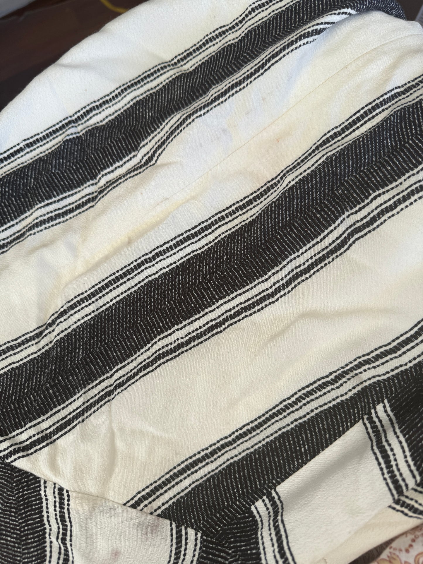 Sass & Bide Aspen Shiver Dress | Black & White Stripes, Asymmetrical, Maxi/Midi