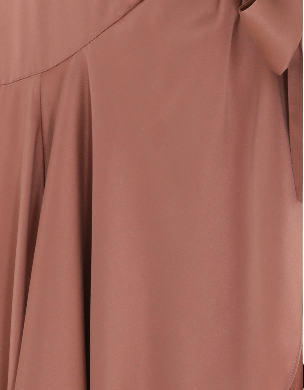 Zimmermann Silk Wrap Mini Dress | Blush/Pink, Asymmetric, Sueded Silk, Dolman