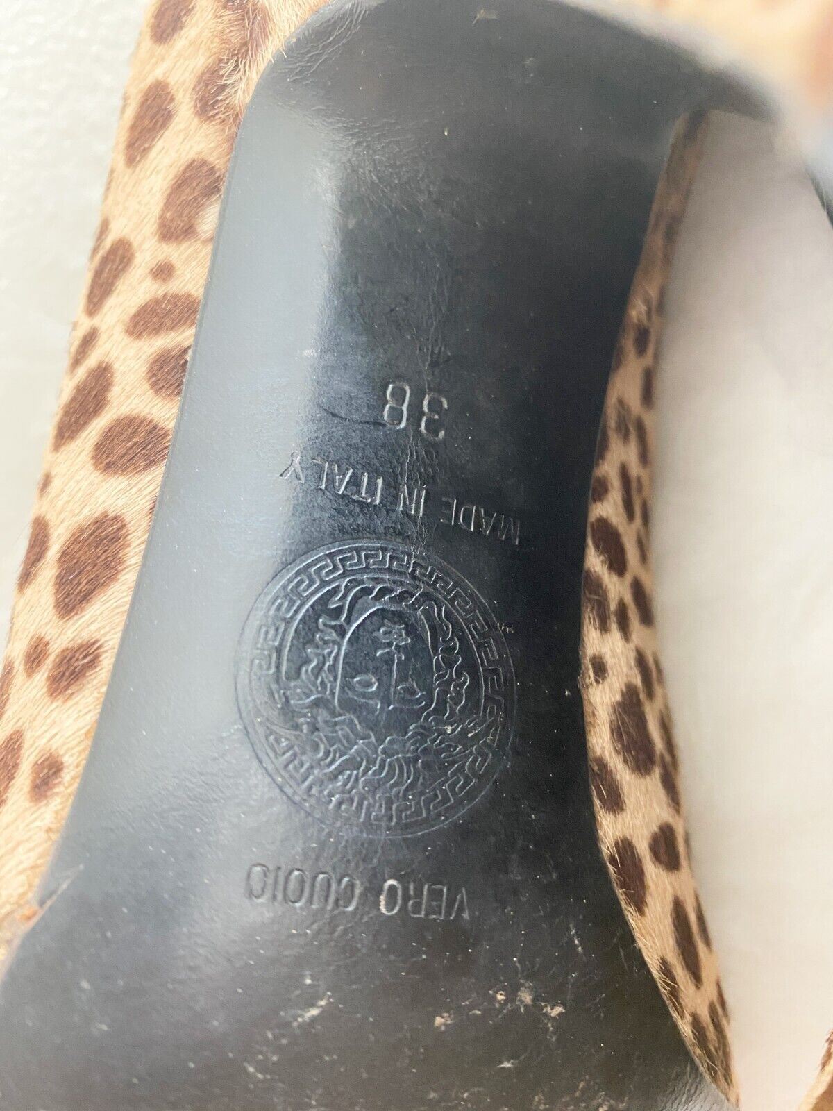 Gianni Versace Leopard Print Heels | Pumps, Great Condition, Leather, Size 38