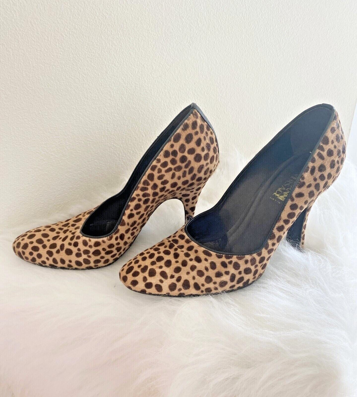 Gianni Versace Leopard Print Heels | Pumps, Great Condition, Leather, Size 38