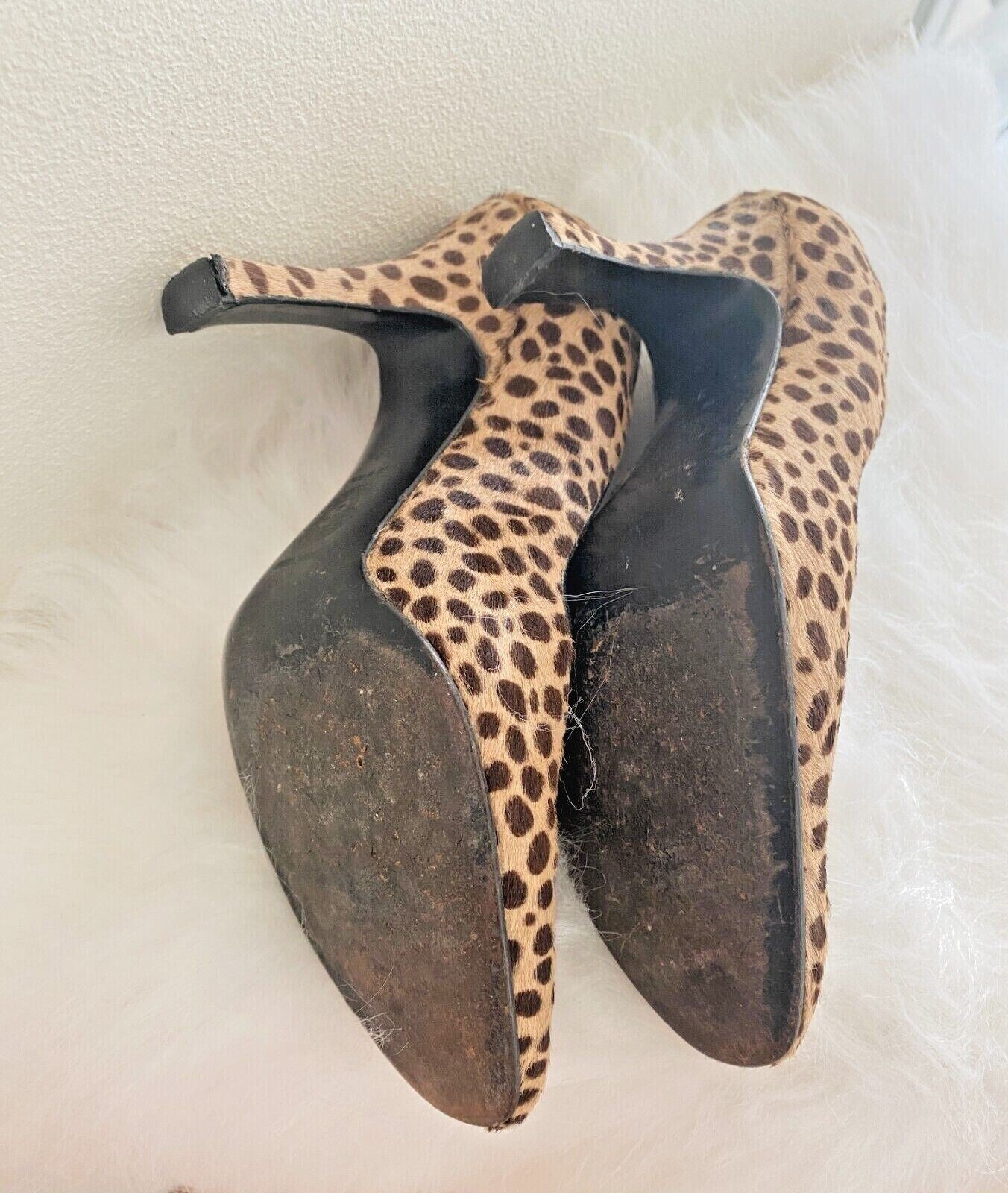 Gianni Versace Leopard Print Heels | Pumps, Great Condition, Leather, Size 38
