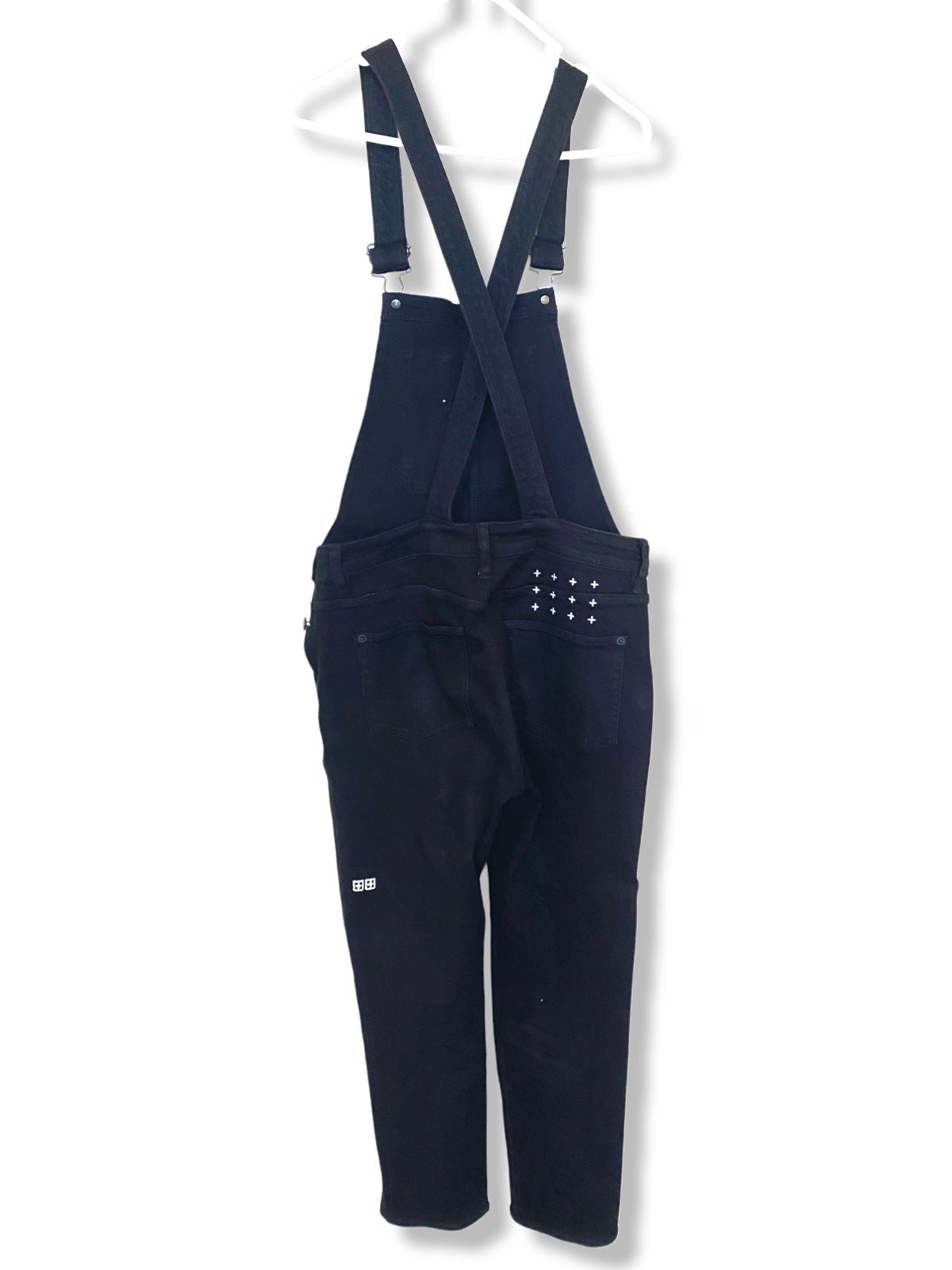 Ksubi Black Denim Dungarees / Overalls | Stretch, Women, Sz 26 But fits up to 28