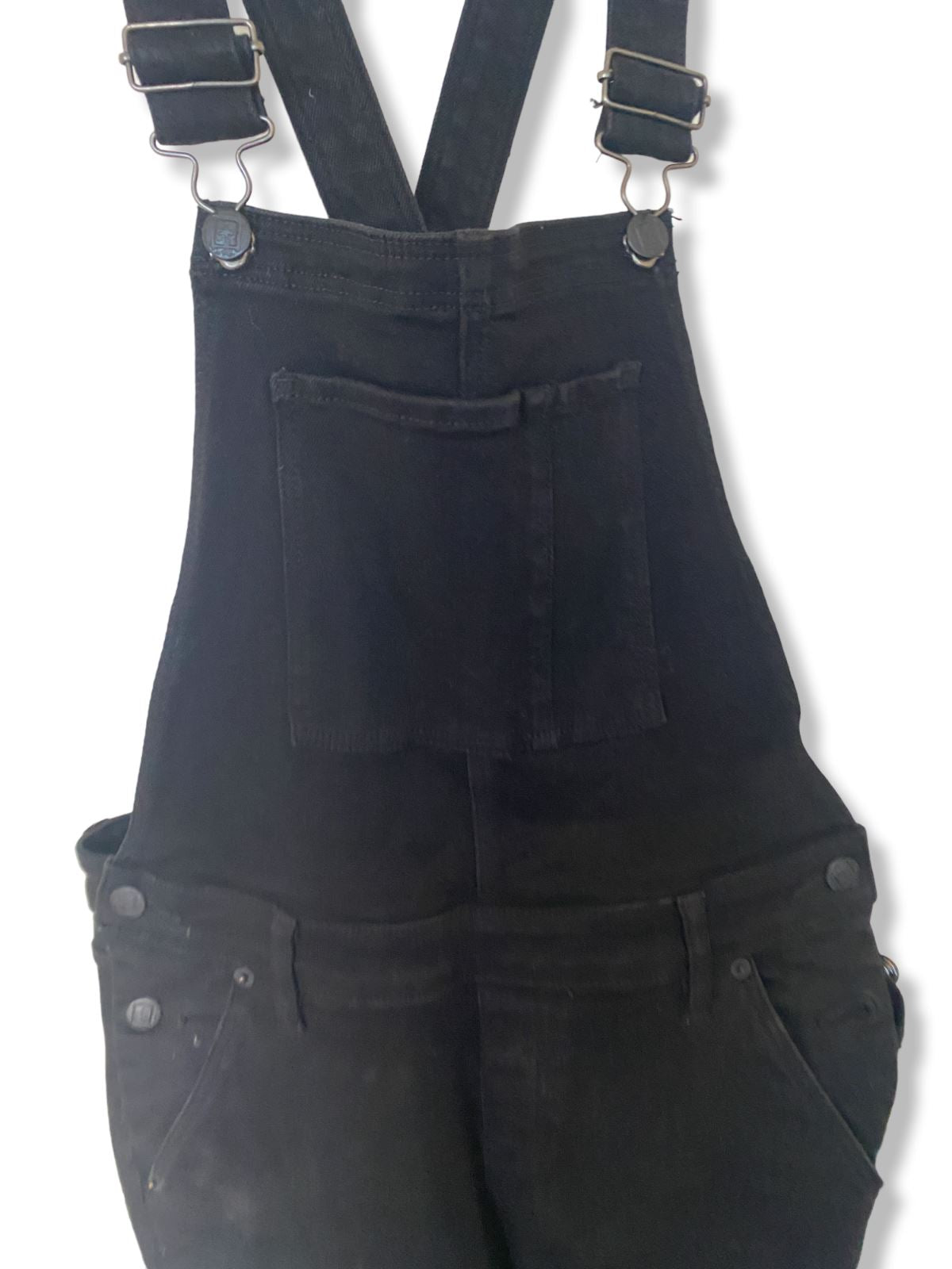 Ksubi Black Denim Dungarees / Overalls | Stretch, Women, Sz 26 But fits up to 28