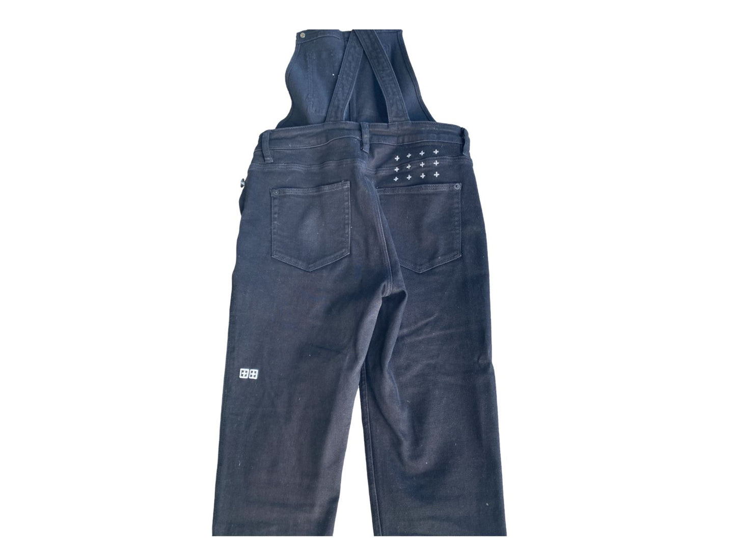 Ksubi Black Denim Dungarees / Overalls | Stretch, Women, Sz 26 But fits up to 28