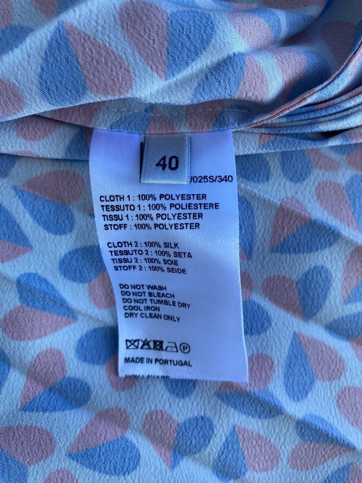 Paul Smith Pleated Midi Skirt | Size 40 / 8 AU, Heart Print, Red, Blue, White