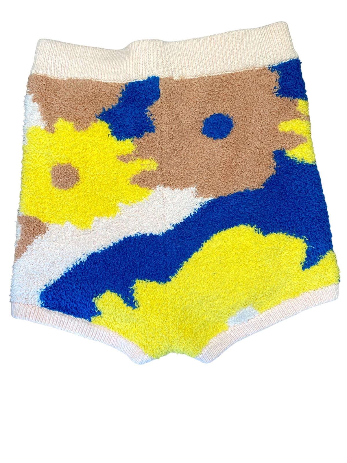 Alice McCall Sweet Talk Shorts |Sz S, Pink, Fluffy Knit/Terry, Pink/Peach Floral