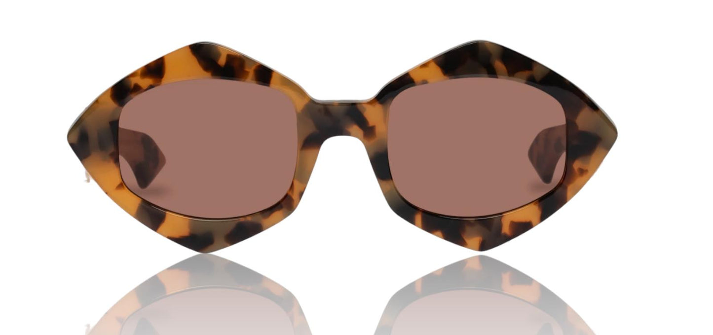 Karen Walker  Diamond Dice | Crazy Tort, Tortoise Shell, Acetate, Sunglasses