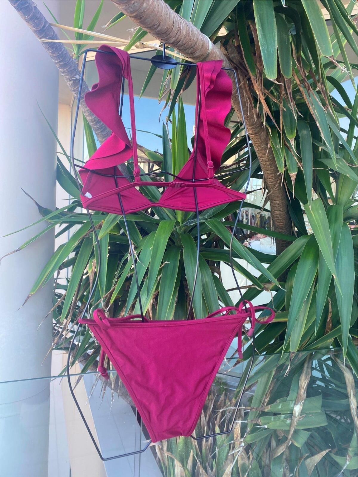 Zimmermann Amari Frill Tie Front Bikini | Ruffles SET - Sz 1 Bottoms, Sz 0 Top