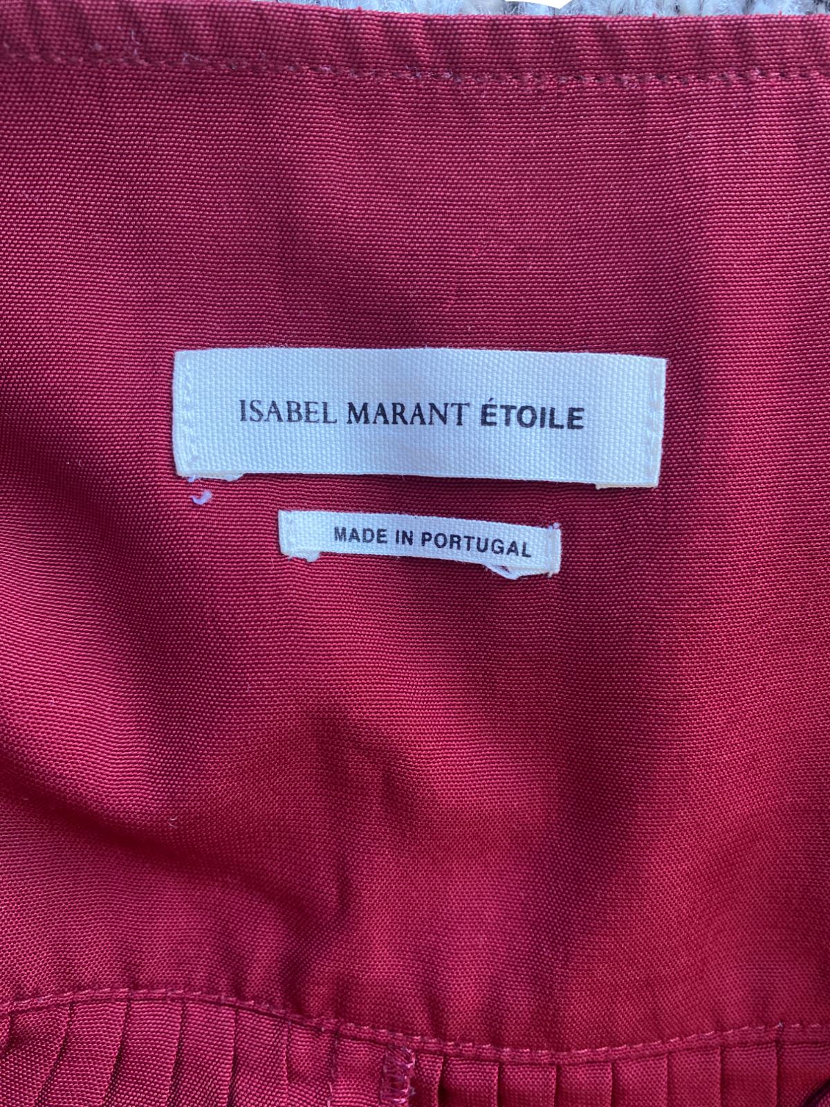 ISABEL MARANT ÈTOILE mini skirt | Red/Burgundy, Size 38 or Medium, Fit & Flare
