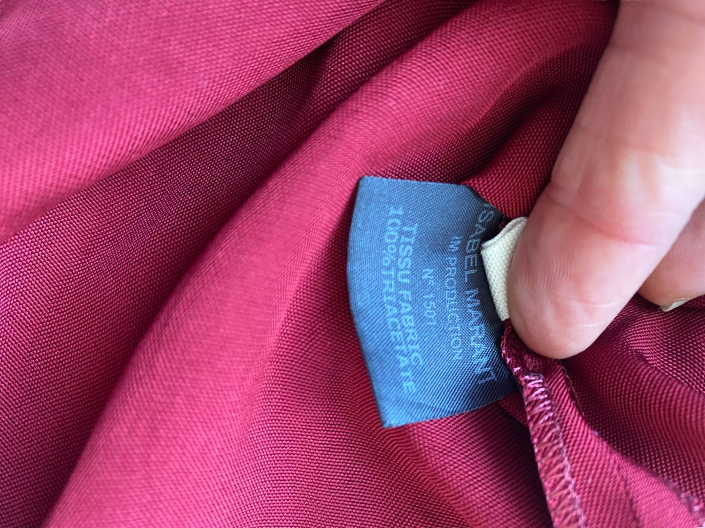ISABEL MARANT ÈTOILE mini skirt | Red/Burgundy, Size 38 or Medium, Fit & Flare
