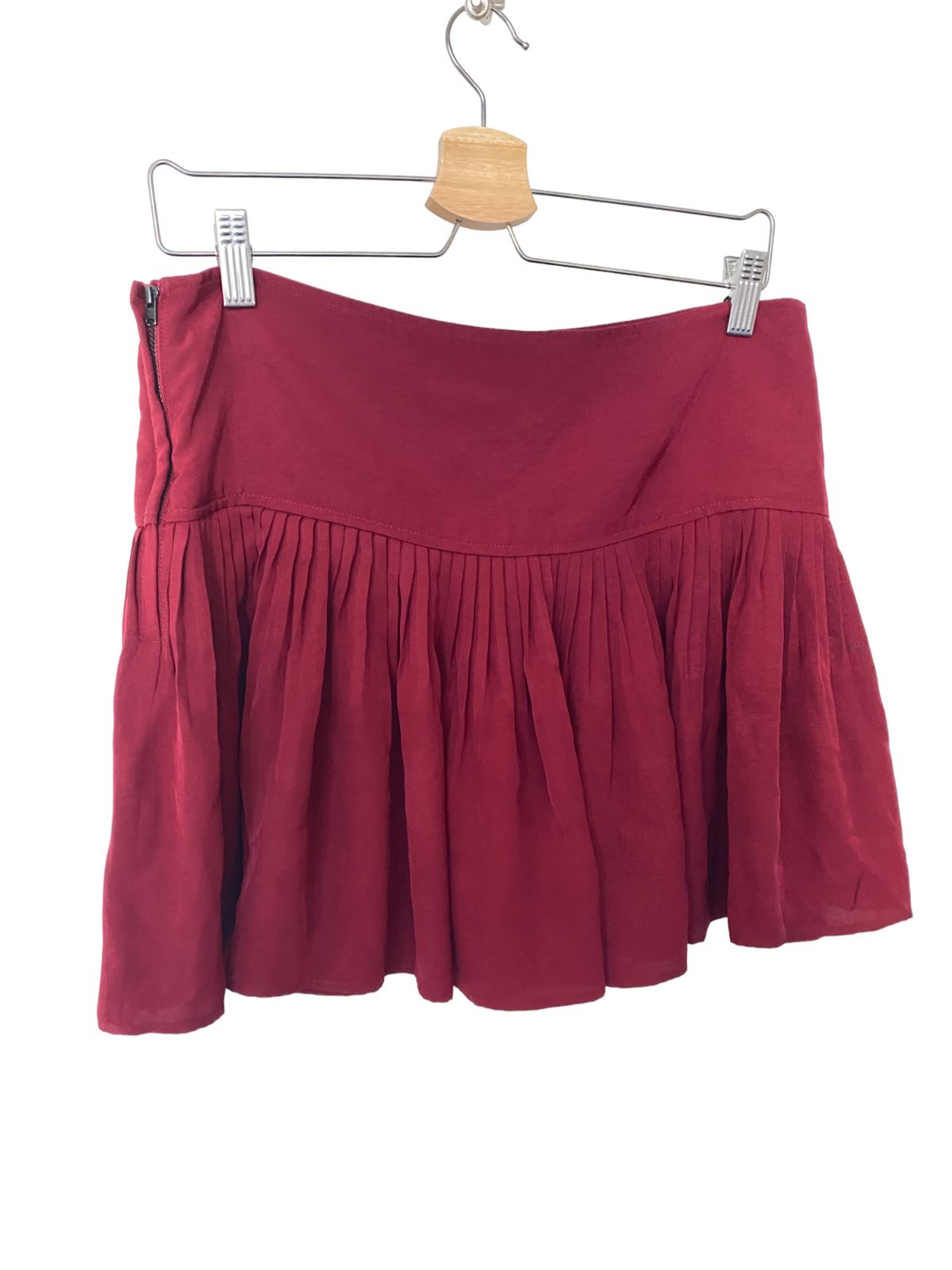 ISABEL MARANT ÈTOILE mini skirt | Red/Burgundy, Size 38 or Medium, Fit & Flare