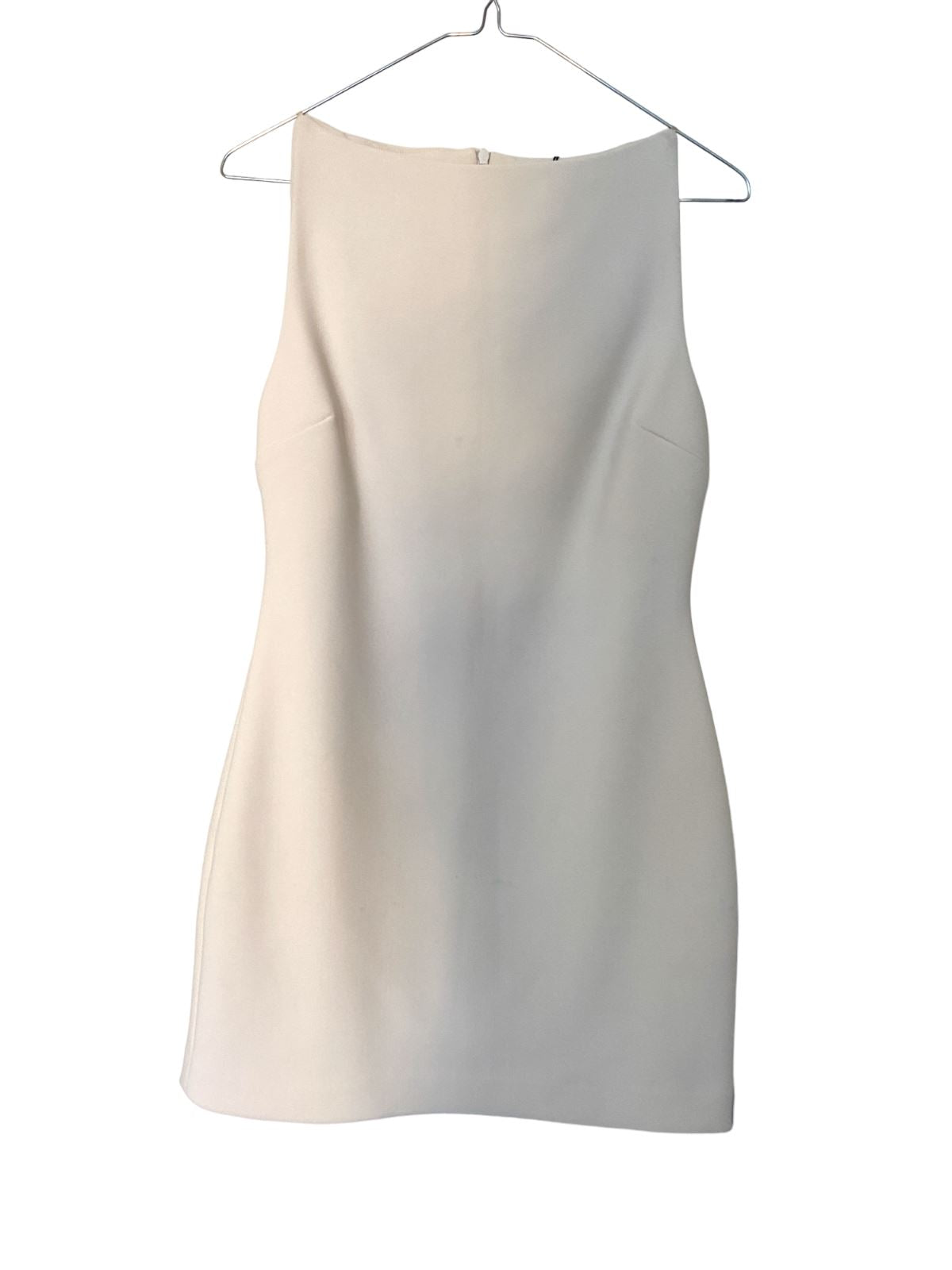 BEC + BRIDGE Raphaela Mini Dress | Vanilla/Off White, Thick & Stretch, Bridal