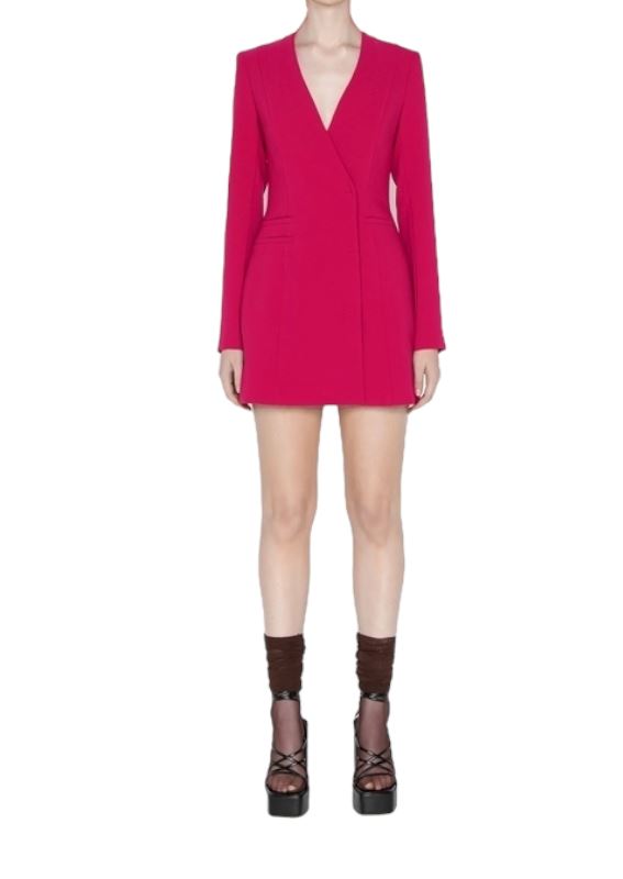 CUE Blazer Dress OR Blazer |Pink, Jacket, Shoulder Pads, Sustainable