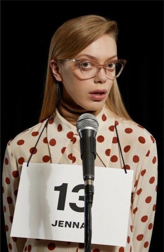 Karen Walker Margaret Optical Glasses| Clear Blush Pink Acetate Cat Eye Frames