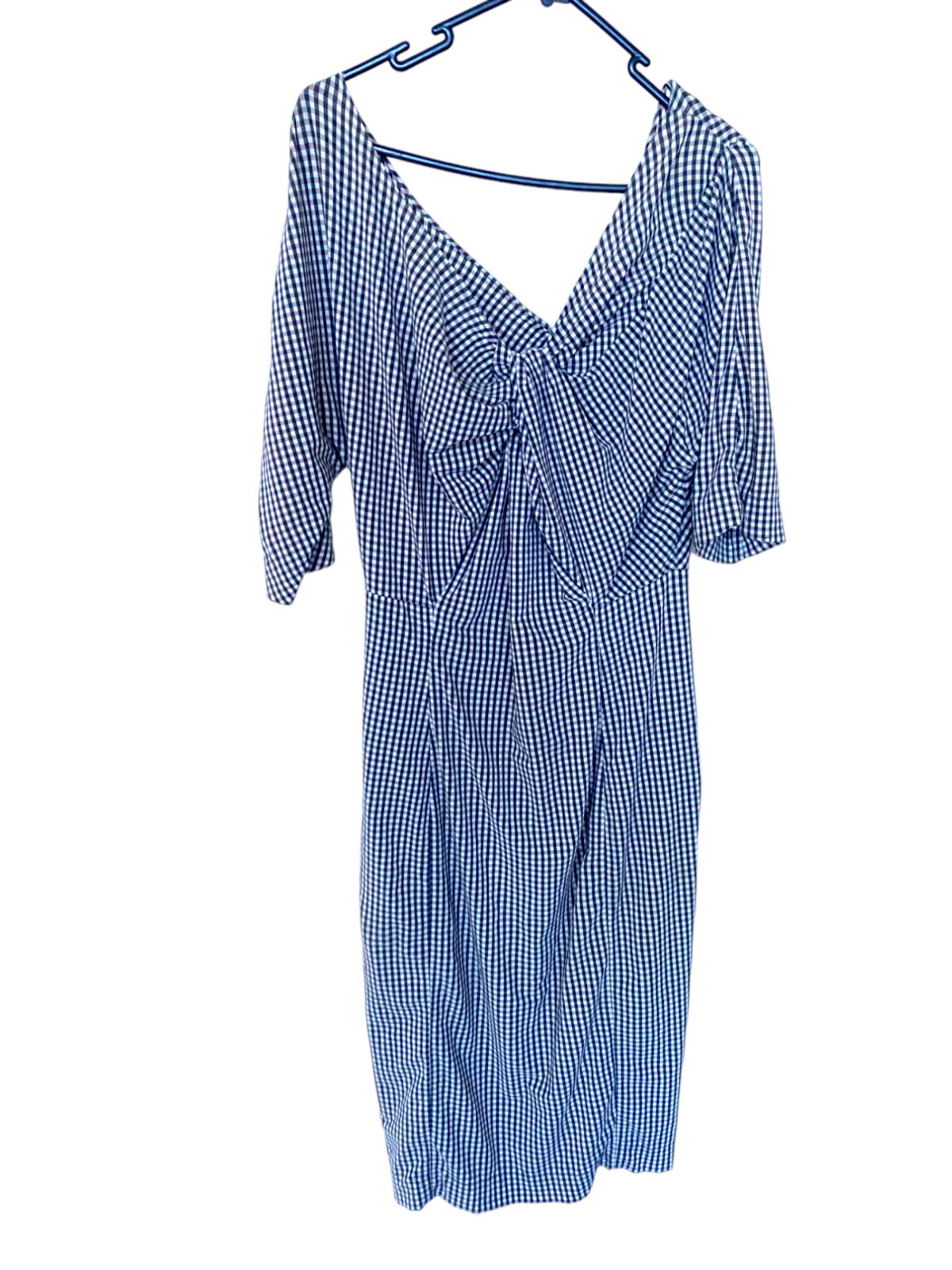 Scanlan Theodore Twist Front Dress | Pencil, Lightweight, STRETCH Fits Sz 8-12