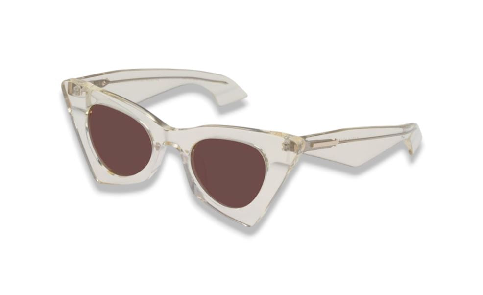 Karen Walker Astral Arrow B Sunglasses | Vintage Clear, Cat Eye, Eco Friendly