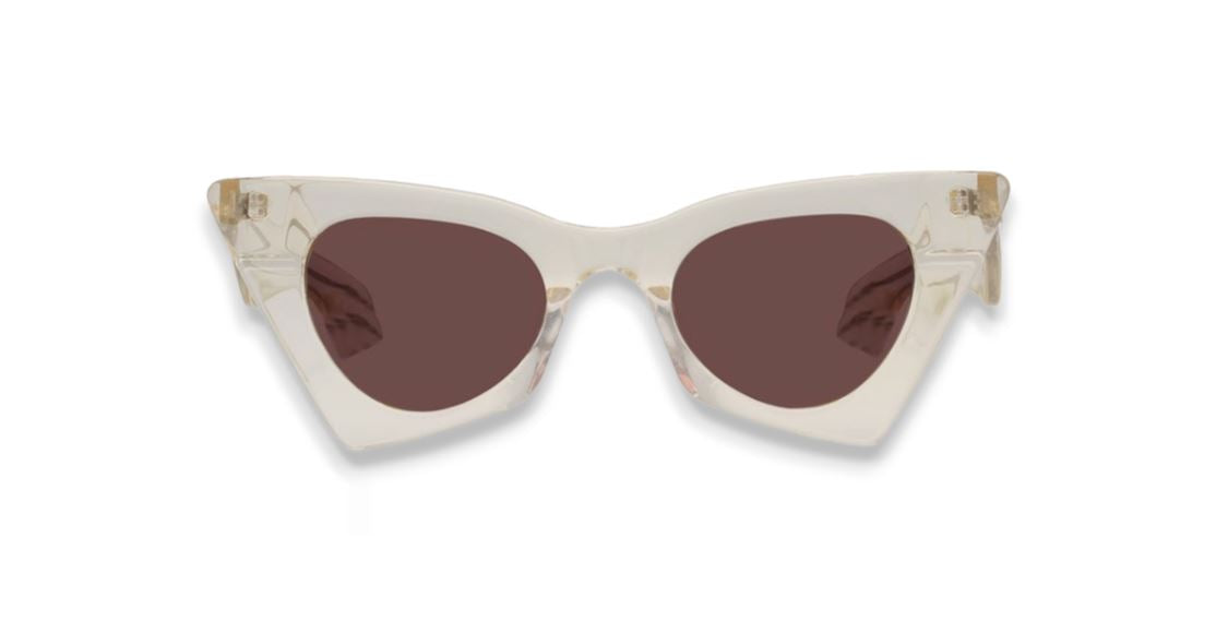 Karen Walker Astral Arrow B Sunglasses | Vintage Clear, Cat Eye, Eco Friendly